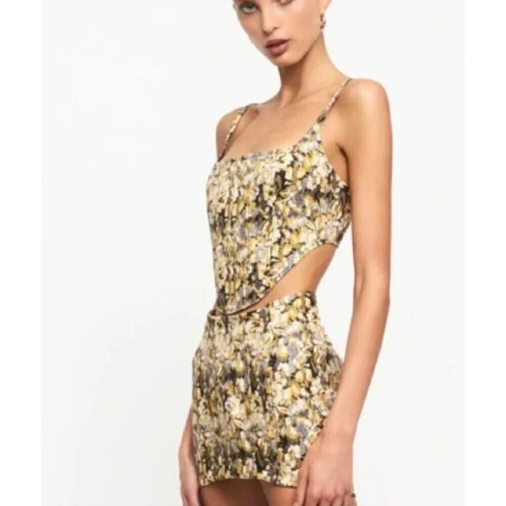 Lioness Tanis Floral Corset 90’s Brocade top, Medium